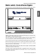 Preview for 41 page of Guntermann & Drunck ControlCenter-Digital-288 Installation And Operation Manual