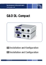 Guntermann & Drunck DL-Compact Installation And Configuration Manual предпросмотр