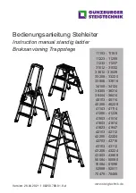 GÜNZBURGER STEIGTECHNIK 11153 Instruction Manual preview
