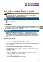 Preview for 27 page of GÜNZBURGER STEIGTECHNIK 11153 Instruction Manual