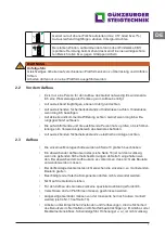 Preview for 7 page of GÜNZBURGER STEIGTECHNIK FlexxTower Manual