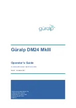 Предварительный просмотр 1 страницы Güralp DM24 MkIII Operator'S Manual