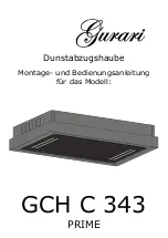 Preview for 14 page of Gurari PRIME GCH C 343 Manual For Installation And Use