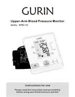 Gurin BPM-110 Instructions For Use Manual preview