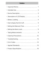 Preview for 2 page of Gurin BPM-110 Instructions For Use Manual