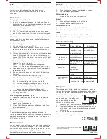 Preview for 2 page of Gurin RO-110 Operating Instructions