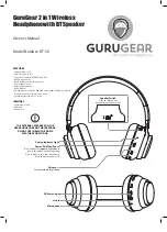 GuruGear BT-56 Owner'S Manual предпросмотр