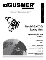 GUSMER GX-7-DI Operating Manual preview