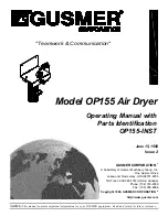 GUSMER OP155 Operating Manual preview