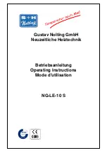 Gustav Nolting NG-LE-10 S Operating Instructions Manual preview