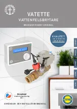 Gustavsberg VATETTE Manual preview