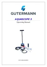 Предварительный просмотр 1 страницы Gutermann AQUASCOPE 3 Operating Manual