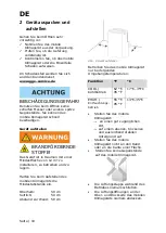 Предварительный просмотр 10 страницы GUTFELS 5050035 Instruction Manual