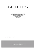 Preview for 44 page of GUTFELS 5810026 Instruction Manual