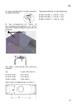 Предварительный просмотр 47 страницы GUTMANN 32 EM 1110x280 Installation Instructions Manual