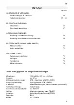 Preview for 63 page of GUTMANN APILAR 9400EM Operating Instructions Manual