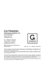 Preview for 136 page of GUTMANN Campo 05/0501 I Assembly Instruction Manual