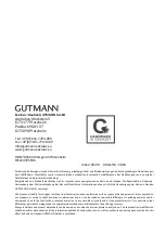 Preview for 52 page of GUTMANN Capa EM 0701 Operating Instructions Manual