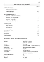 Preview for 3 page of GUTMANN FLOTAR 9200EM Operating Instructions Manual