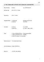 Preview for 7 page of GUTMANN FONDA 2800 ML 830 Installation Instructions Manual