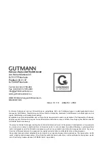 Preview for 30 page of GUTMANN GEMELAS 3300EM Operating Instructions Manual