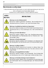 Preview for 4 page of GUTMANN Llano EM 3201 Operating Instructions Manual