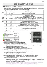 Preview for 9 page of GUTMANN Llano EM 3201 Operating Instructions Manual