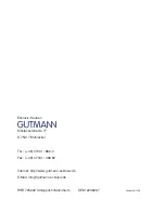 Preview for 68 page of GUTMANN Redonda Operating Instruction