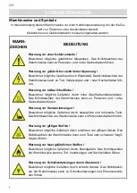 Preview for 4 page of GUTMANN VIENTO 2900 ML Operating Instructions Manual