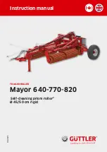 Güttler Mayor 640-770-820 Instruction Manual preview