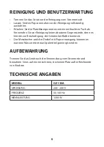 Предварительный просмотр 40 страницы Guzzanti GZ-130A Instruction Manual