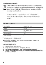 Предварительный просмотр 4 страницы Guzzanti GZ-159 Instruction Manual