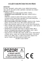 Предварительный просмотр 4 страницы Guzzanti GZ-16 User Manual