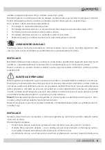 Preview for 9 page of Guzzanti GZ 600B Manual