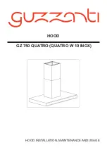 Preview for 21 page of Guzzanti GZ 750 QUATRO Installation, Maintenance And Usage