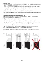 Preview for 58 page of Guzzanti GZ-8301 Installation And Operating Instructions Manual