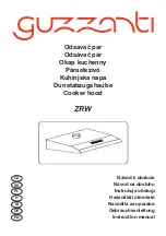 Preview for 1 page of Guzzanti ZRW Instruction Manual