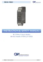 Preview for 1 page of GV D1092S Instruction & Safety Manual