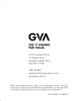 Preview for 16 page of GVA G06WMS15 Instruction Manual