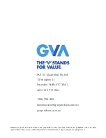 Preview for 10 page of GVA G30DFC15 Instruction Manual