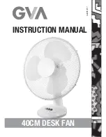 GVA G40DFW17 Instruction Manual предпросмотр