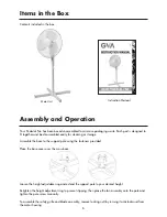 Предварительный просмотр 6 страницы GVA G40PFW17 Instruction Manual