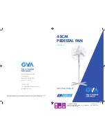 Preview for 1 page of GVA G45PFW16 Instruction Manual