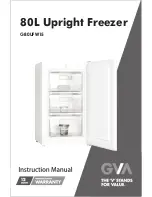 Предварительный просмотр 1 страницы GVA G80UFW15 Instruction Manual