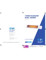 GVA GRH12K15 Instruction Manual предпросмотр