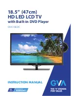 GVA GVA18LEDC Instruction Manual предпросмотр