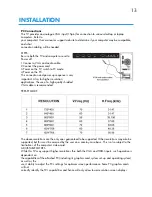 Предварительный просмотр 13 страницы GVA GVA18LEDC Instruction Manual