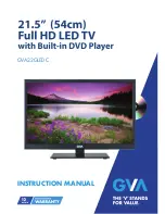 Предварительный просмотр 1 страницы GVA GVA22GLED Instruction Manual