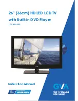 GVA GVA26LEDC Instruction Manual preview