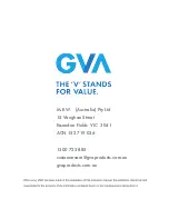 Preview for 12 page of GVA GVACD1012A Instruction Manual